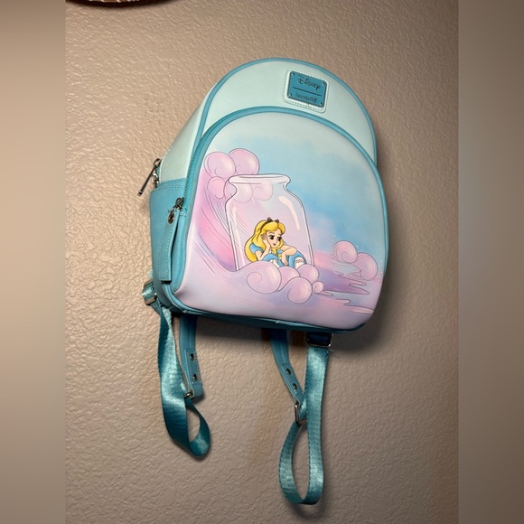 Loungefly Disney Alice in Wonderland Alice in Bottle Mini Backpack - Picture 9 of 13